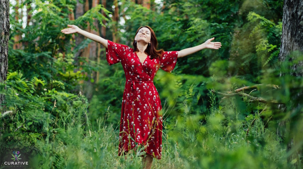 woman in nature